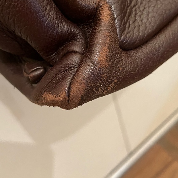 Bottega Veneta CHOCOLATE Brown leather bag with woven straps. Stunning! - Picture 13 of 13